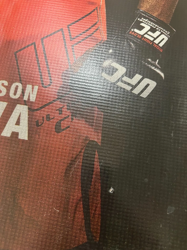 Banner promocional de vinilo UFC 2010 "UFC Lives Here" excelente estado, 60x36 pulgadas.  Foto 4 de 4