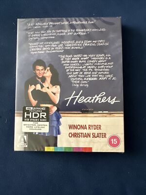 Heathers - 4K UHD - Ryder, Slater - Original Artwork - Import - Brand New ARROW