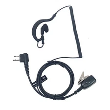 PTT Mic Swivel Earpiece for Motorola Radio Walkie Talkies CP200 CLS1110 CLS1410