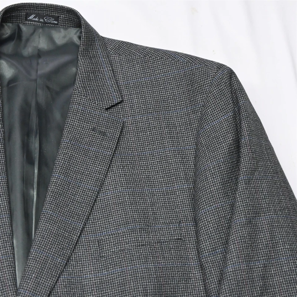 Jean Paul Germain 52L серый гончая мужской Blazer спортивное пальто костюм куртка - Изображение 2 из 4