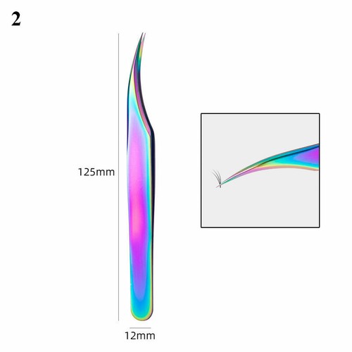 Professional Eyelashes Tweezers Lashes Extension Stainless Steel Tweezers✔ - Bild 14 von 49