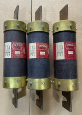 Lot of 3 Buss Low Peak LPS-RK-600 600 amp 600 VAC RK1 Bussmann Fuse
