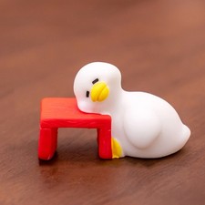  5 Pcs Resin Duck Decoration Sculpture Garden Miniature Micro Landscape