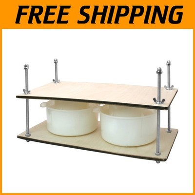 Versatile Wooden Cheese Press - 16in for Personal Creations