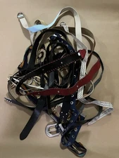 Lot of Womens Assorted Belts Sold As Is, Some Show More Wear Than Others