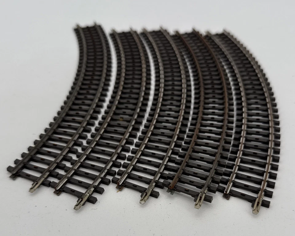 5 Pieces Of Marklin K Track 11-5/8'' Radius Curve HO Scale Nickel Silver 2210 - Image 4 of 4
