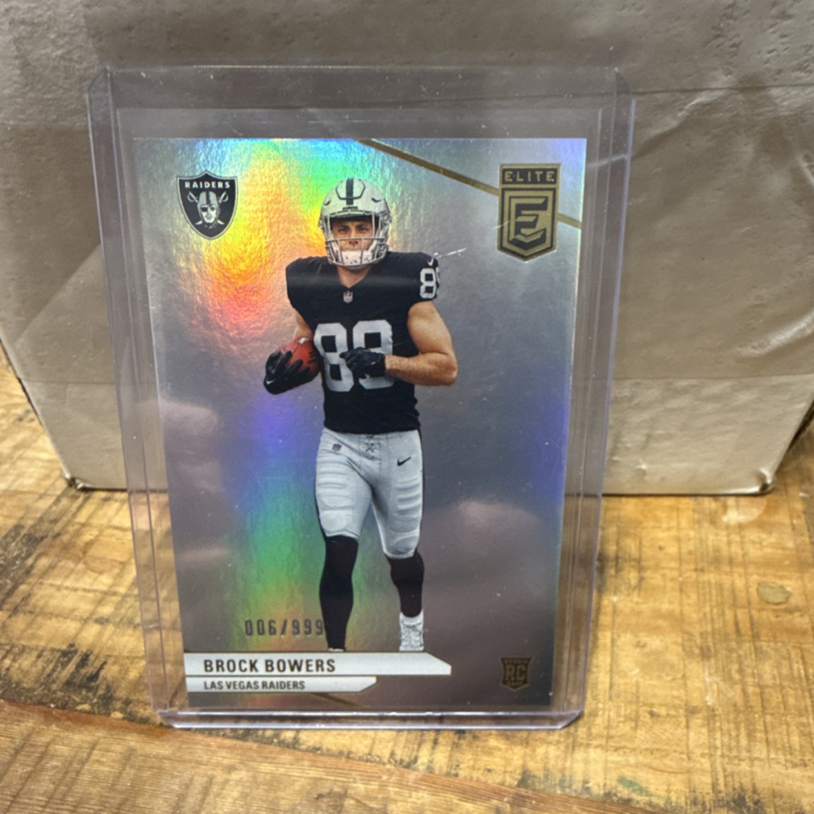 Panini 2024 Donruss Elite Rookies Brock Bowers #162/999 Las Vegas Raiders NFL