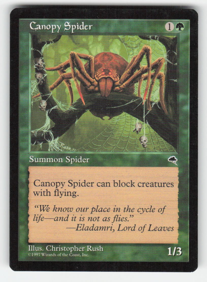 1997 Canopy Spider Tempest 217 MTG