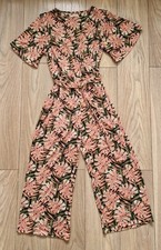 NEW Tu Summer Leaf Jumpsuit/Playsuit  Size 16