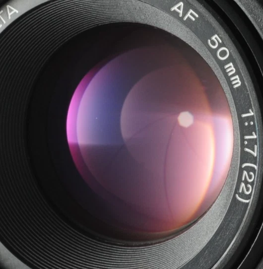 US Duty Paid N Mint Minolta 50mm F/1.7 AF Lens Black From Japan #4089 - Image 3 of 4