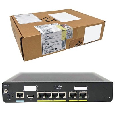 Cisco C921-4P Quad-Port RJ-45 GE Integrated Services Router 2x GE WAN NEW / NEU