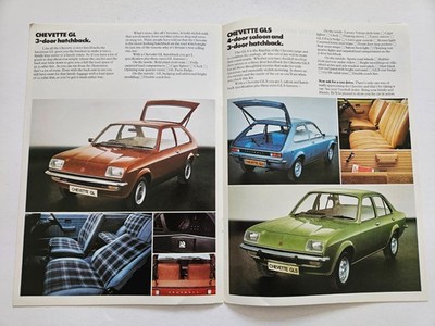 VAUXHALL CHEVETTE VERKAUFSPROSPEKT 1976