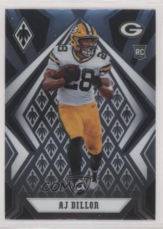 2020 Panini Phoenix Rookies AJ Dillon #125 0ai1