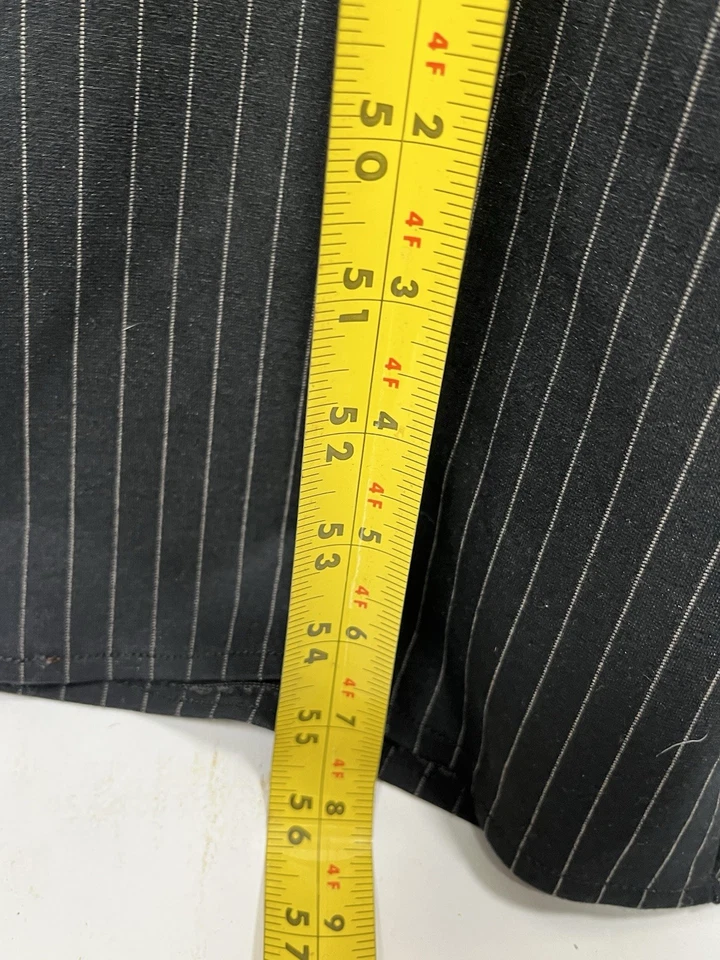 Mono a Rayas J Jill Ponte Talla L Botón Dobladillo Detalle Business Chic *leer descripción* Foto 4 de 4