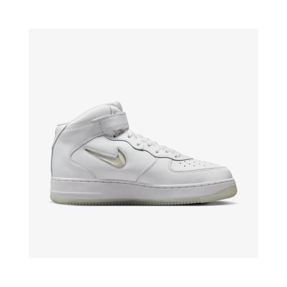 Nike Air Force 1 Mid '07 Color of the Month Summit White DZ2672-101 Men's New - Image 3 of 4