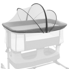Bassinet Mosquito Net Cover with Zipper Breathable Baby Bed Cat Bug Guard