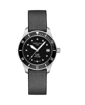 CERTINA Women Analog Quartz Casual Watch Classic Dress Black Dial Waterproof Rou