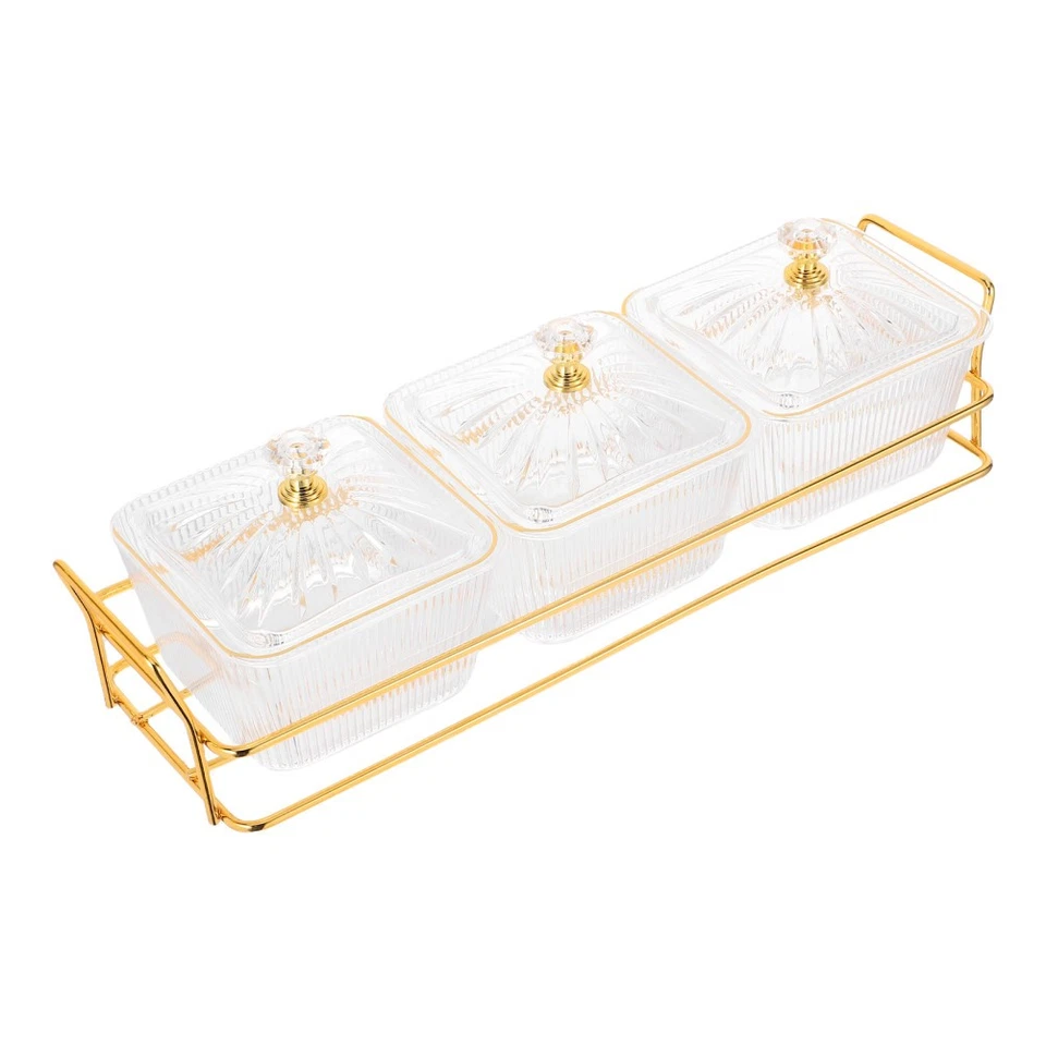  Serving Bowls with Lids Snack Condiment for Entertaining Appetizer Tray Snacks