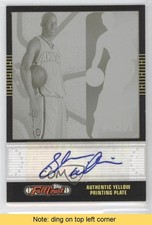 2006 Full Court Framed Printing Plate Yellow 1/1 Shawne Williams Auto READ 9bp