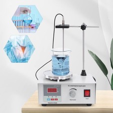 Constant Temperature Magnetic Stirrer w/Stir Bar Digital Heated Magnetic Stirrer
