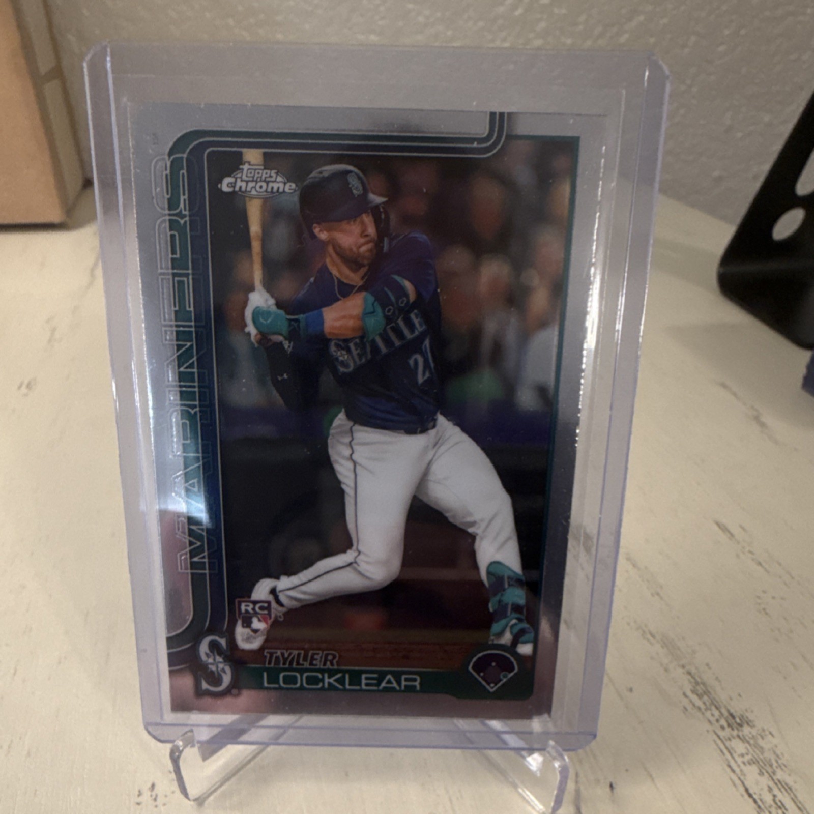 Topps Chrome 2025 Tyler Locklear Seattle Mariners Rookie Baseball Card #41