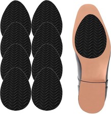 Heel Grips for Women's Shoes, 8-Pack Non-Slip Shoe Pads with 9 6.5 cm, Black