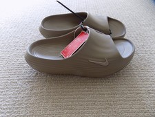 NEW MENS 11 NIKE REACTX REJUVEN8 SLIDES SLIP ON SANDALS KHAKI BROWN HV4479 200