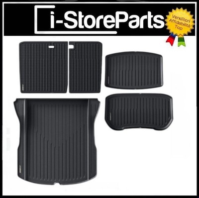 Baseus Set Auto Tappetini aus Gummi Anti-Rutsch 3D Rand Tesla Model 3