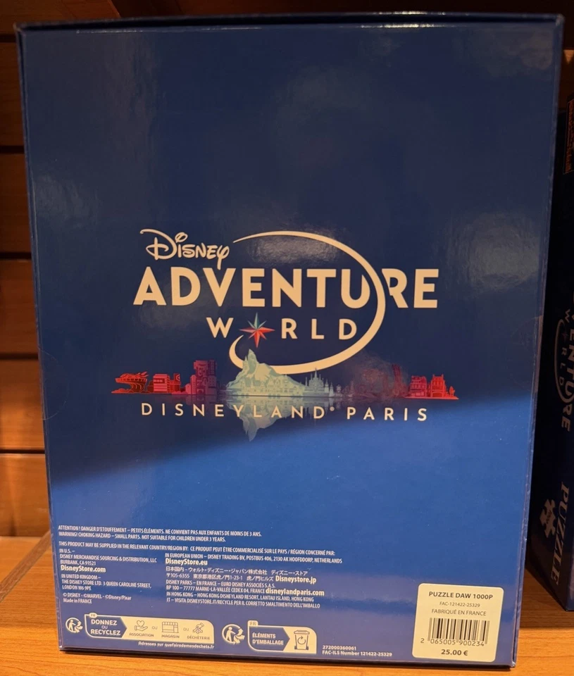 PUZZLE / Rompecabezas DAW / Disney Adventure World 1000 PIÈCES Disneyland Paris - Photo 2/2