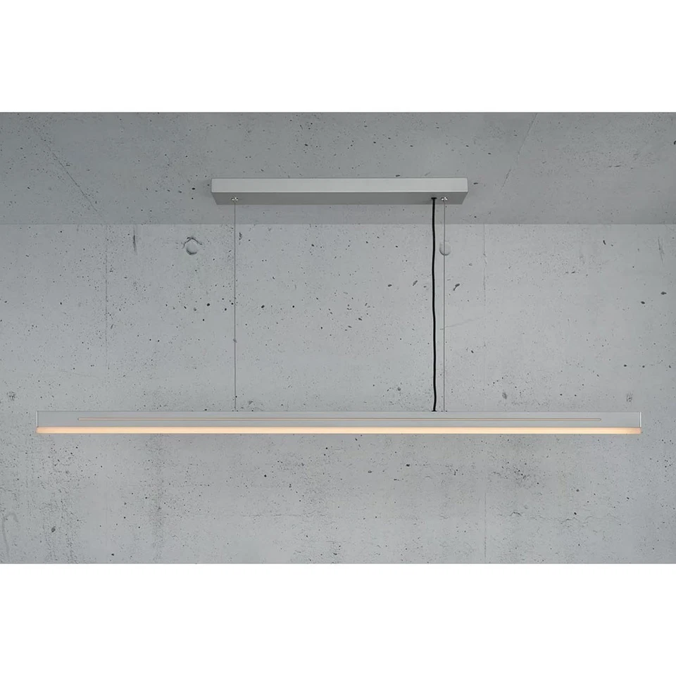 Nordlux LED Pendelleuchte Skylar Alu 115cm 25W 2600lm warmweiß 3-Stufen-Dimmbar - Bild 1 von 4