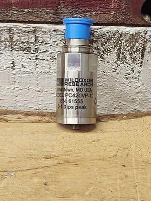 NEW Wilcoxon Research PC420VP-10 Vibration Transmitter 4-20mA 0-1.0 IPS  Fast  