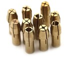 10x Brass Drill Chuck Collet Bit For Dremel Rotary Tools Adapter 0.5mm-3.2mm