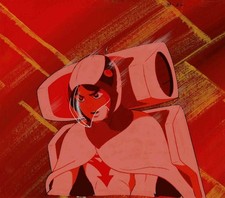 Gatchaman G1 Ken Washio Cel Painting Hand Drawn Background Used