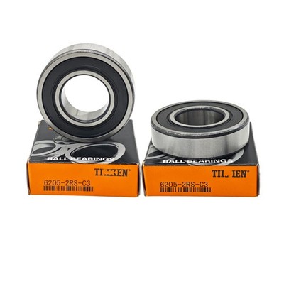 2 PACK Double Rubber Seal Bearings 6205RS For TIMKEN 6205-2RS C3 25X52X15MM