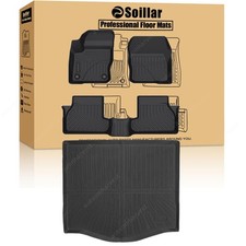 Tpe Floor Mats Trunk Cargo Liner For 2012-2018 Ford Focus Sedan All Weather