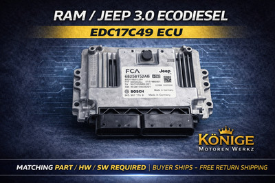 RAM Jeep 3.0 EcoDiesel EDC17C49 / C53 ECU Cloning Service