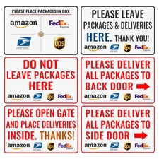 for Outdoor Use Delivery Package Tin Metal Signs Home D cor 8x12