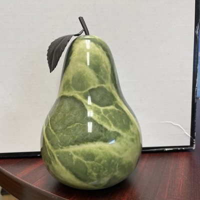 Tuscany Volterra Ducceschi Alabaster Pear Hand Carved Italy Barnes & Noble