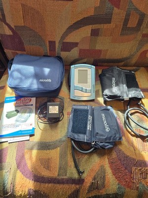 MICROLIFE BLOOD PRESSURE MONITOR MACHINE ARM CUFF w/ CASE L-XL size