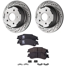 Rear Brake Disc Rotors and Pads Kit for Chevy Chevrolet Blazer GMC Sonoma Jimmy