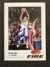 Signed Portland Fire KRISTIN FOLKL Autographed Photo 5 “ x 7” WNBA