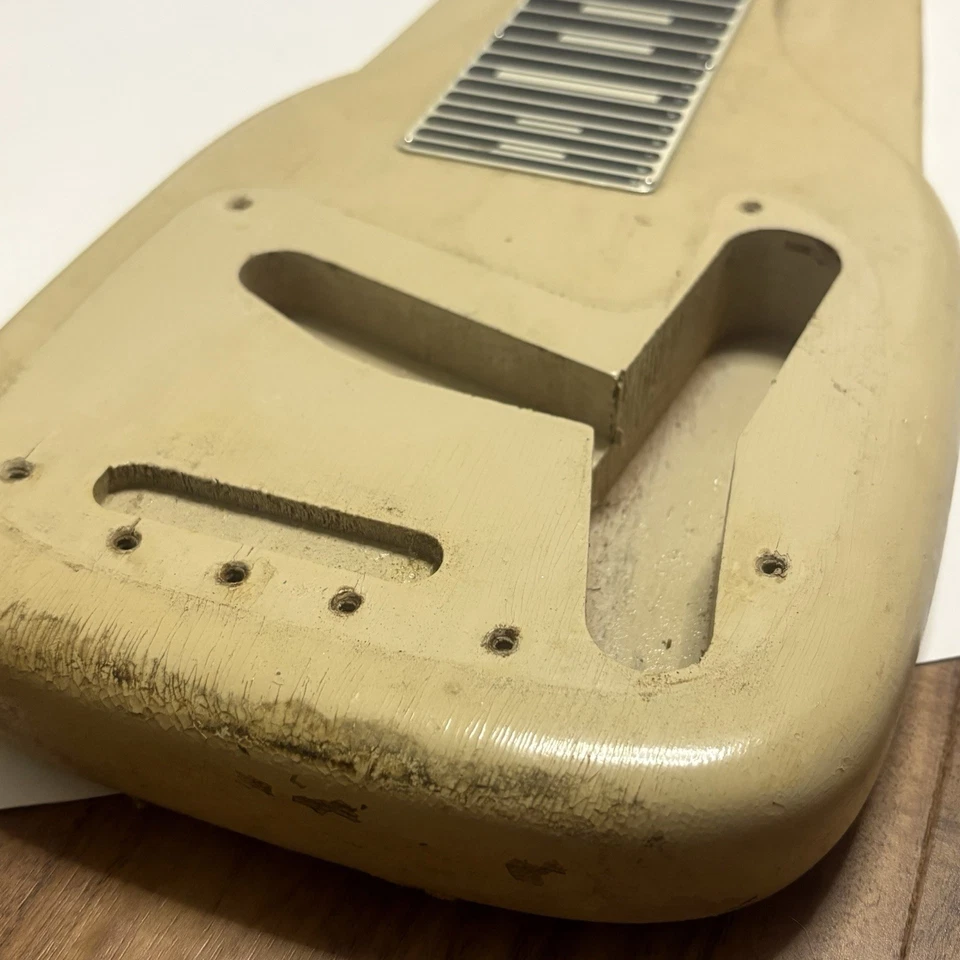 Guitarra Fender Champion Lap Steel Cuerpo Acabado Crema Primer Año 1949 RARA De Colección Foto 3 de 4