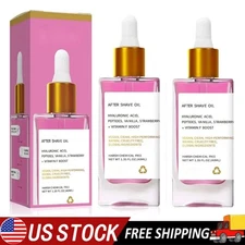 2pack Truly Beauty Strawberry Vanilla After Shave Oil for Smooth Skin Post Shave