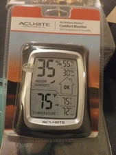 AcuRite Indoor Digital Thermometer & Hygrometer with Temperature and Humidity