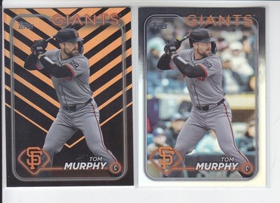 2 - 2024 Topps TOM MURPHY Halloween Foil + Rainbow Giants US170