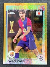 Pau Cubarsi 2024-25 Topps Chrome UCC Japan Edition Future Stars Gold Mojo RC /50