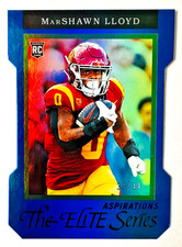 2024 Donruss Elite Series Marshawn Lloyd Die Cut BLUE Aspirations RC /99 Packers