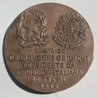1958 Brazil bronze Medal - Visita do Giovanni Gronchi Presidente da Rep.Italiana