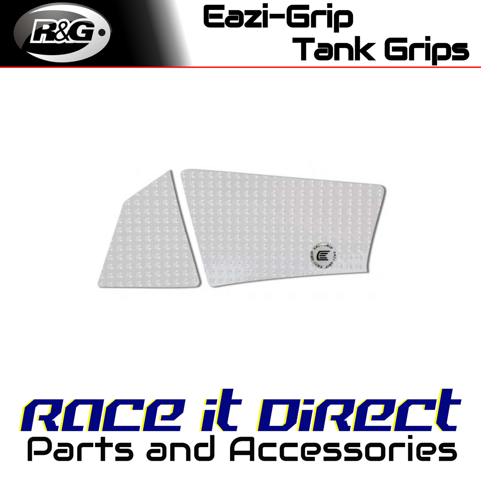 Eazi-Grip Tank Grips for KTM 790 Duke 2018-2026 EVO Clear Eazi-Grip