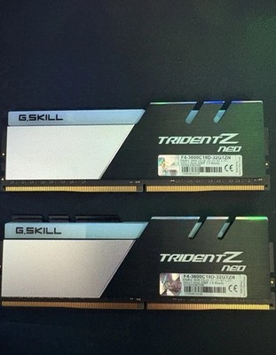 Arbeitsspeicher 32 Gig G.Skill Trident Z F4-3600C18D-32GTZN RGB CL18-22-22-48